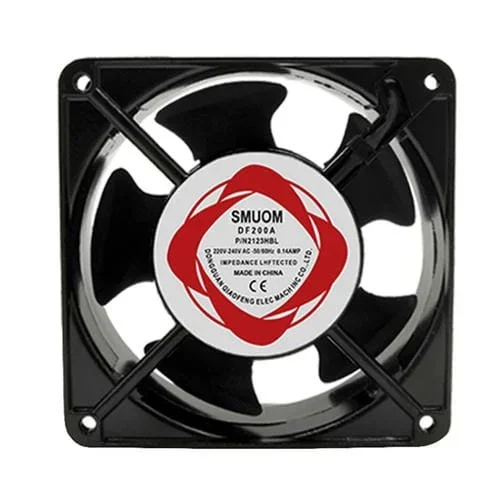 Ventilador de Refrigeración de Escape de Humo de Soldadura para Gabinete 12 cm 220 V (Negro)