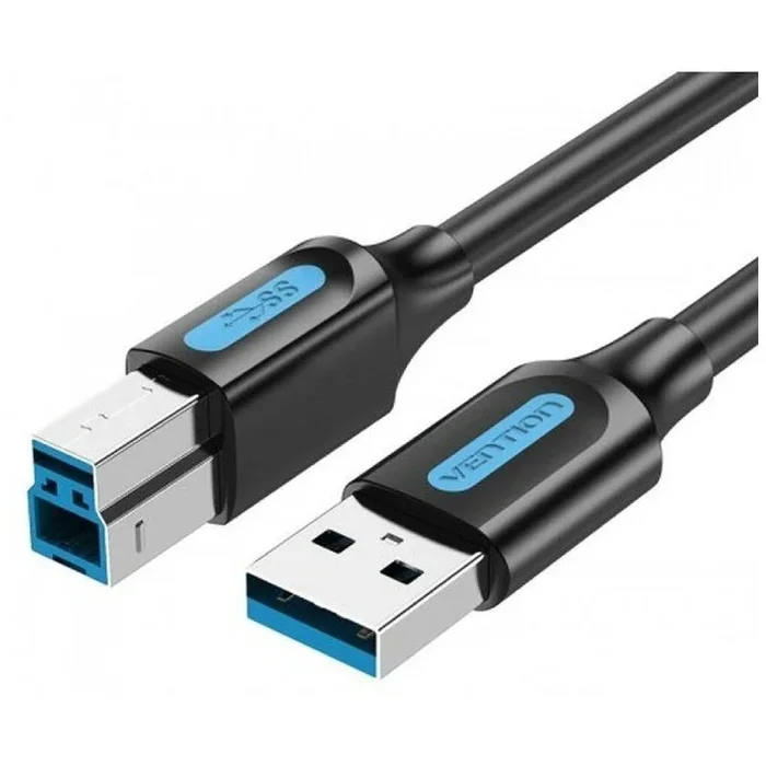 Vention Cable USB 3.0 Impresora COOBI/ USB Tipo-B Macho – USB Macho/ 3m/ Negro