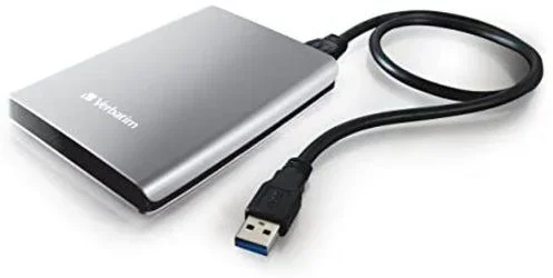 Verbatim Disco Duro Portátil Store ‘n’ Go USB 3.0 de 1 TB en color Plateado