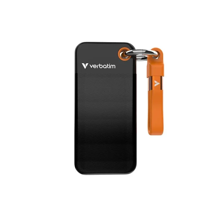 Verbatim Pocket SSD 1 TB USB Tipo C 3.2 Gen 2 (3.1 Gen 2) Negro, Naranja