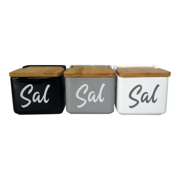 Versa, salero surtido «sal» linea cocina, cerámica