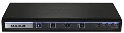 Vertiv Avocent KVM de escritorio SwitchView de 4 puertos, Display Port, puertos de periféricos USB 3.0, audio, UE