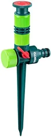 Verto 15G785 rociador de agua Rociador de agua circular Plástico Verde, Rojo