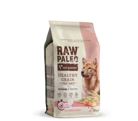 Vetexpert raw paleo healthy grain salmon&barley adult – karma sucha dla psów – 2kg