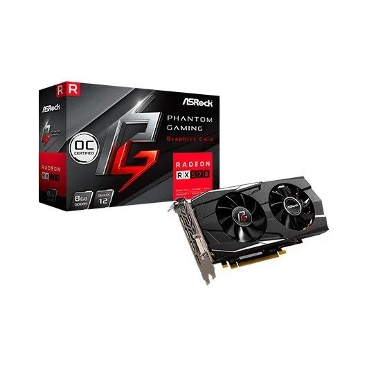 Vga asrock phantom gaming x radeon rx570 8g oc