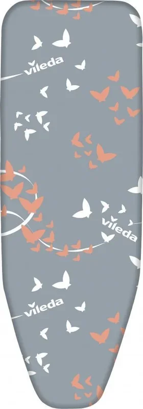 Vileda 163229 funda de tabla de planchar Cubierta superior para tabla de planchado Algodón, Espuma Gris