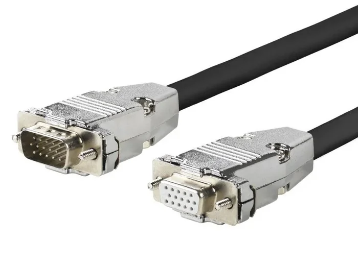 Vivolink PROVGAFM5 cable VGA 5 m VGA (D-Sub) Negro