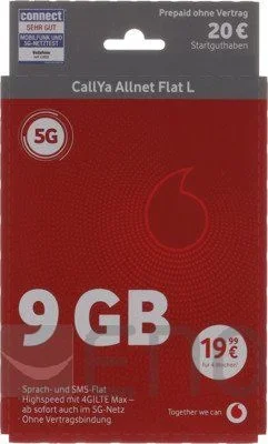 Vodafone callya allnet flat l 20? startguth. triple-sim