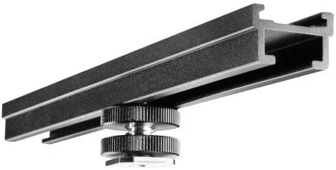 Walimex 18916 – Guía alargadora para Zapata de 15 cm con Rosca de 1/4″, Color Negro