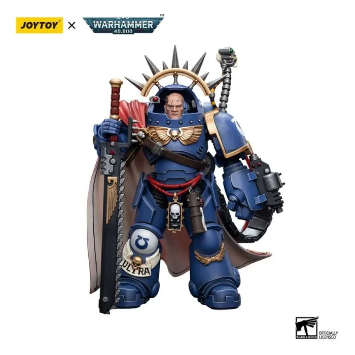 Warhammer 40k figura 1/18 ultramarines captain in gravis armour 12 cm