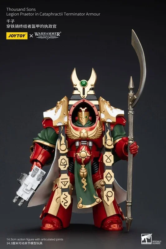 Warhammer the horus heresy figura 1/18 thousand sons legion praetor in cataphractii terminator armour 12 cm