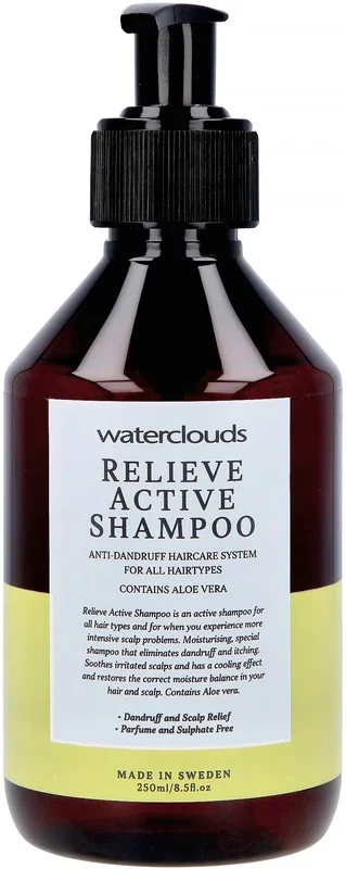 Waterclouds relieve anti dandruff system active climbazole shampoo 250ml