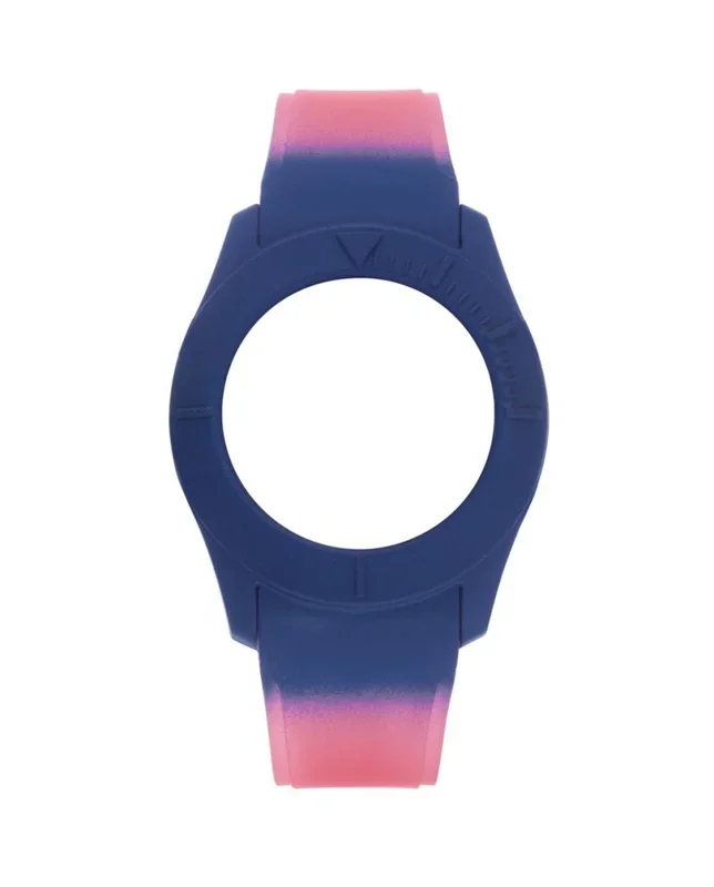 Watx Correa de Silicona Modelo Smart Psicotropical/Pink&Blue / 38mm. Referencia COWA3597.