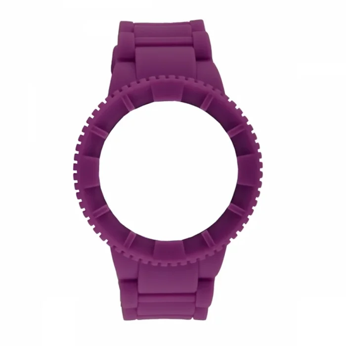 Watx Pulsera Colors COWA1057 (43 mm), Morado, Correa