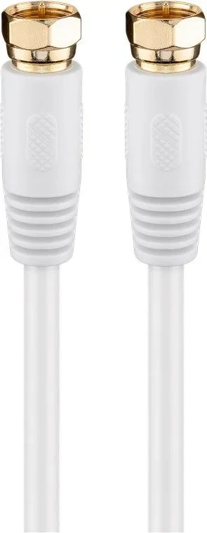 Wentronic 67294 – Cable coaxial (7.5 metros), blanco