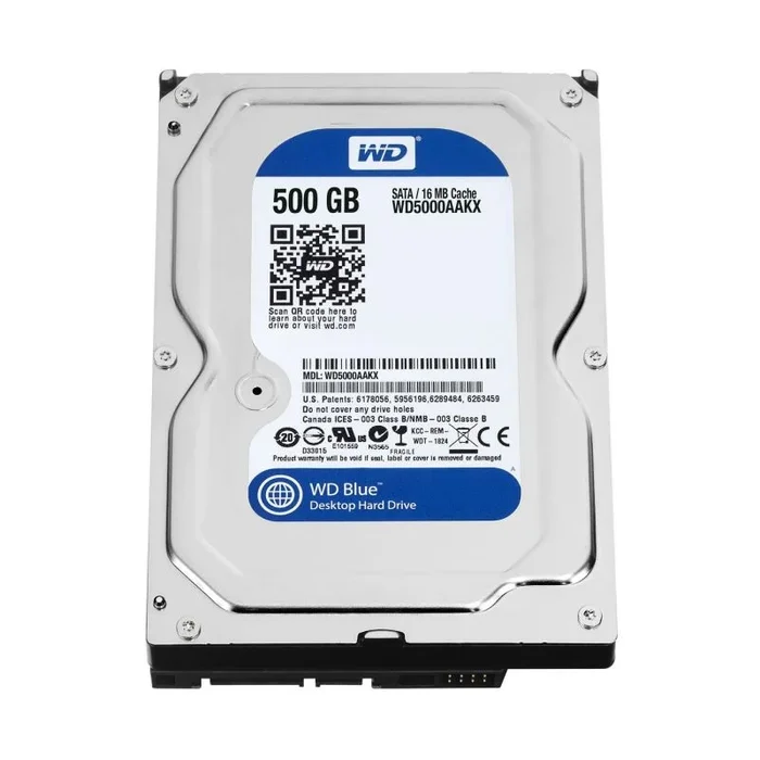 Western Digital Blue disco duro interno 500 GB 7200 RPM 16 MB 3.5″ SATA