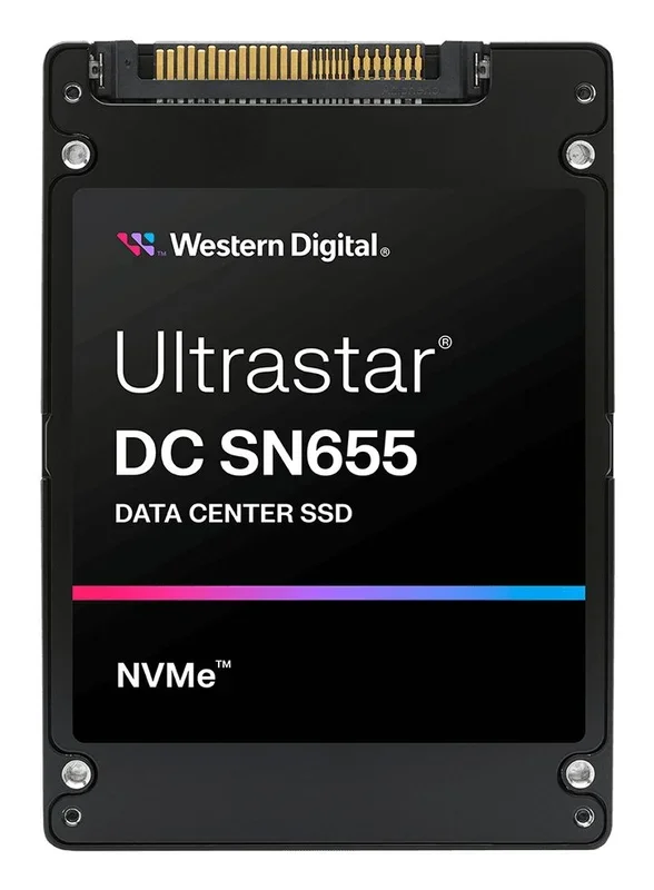 Western Digital Ultrastar DC SN655 30,7 TB U.3 PCI Express 4.0 NVMe TLC 3D NAND