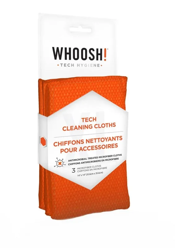 WHOOSH! Tech Cleaning Cloths Teléfono móvil/smartphone Toallitas para limpieza de equipos