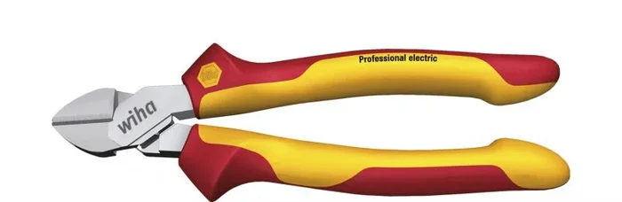 Wiha Alicates de corte diagonal Professional electric con DynamicJoint® 180 mm, 7″ (43340)