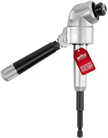 Wiha Destornillador angular de alto rendimiento con soporte de cambio rápido 1/4″ 57.0 Nm (32310)