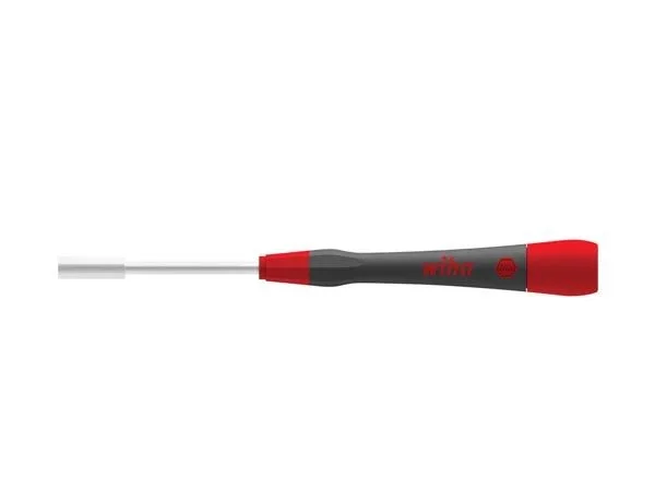 Wiha destornillador de precisión picofinish® con llave de vaso hexagonal (42448) 3,2 x 60 mm