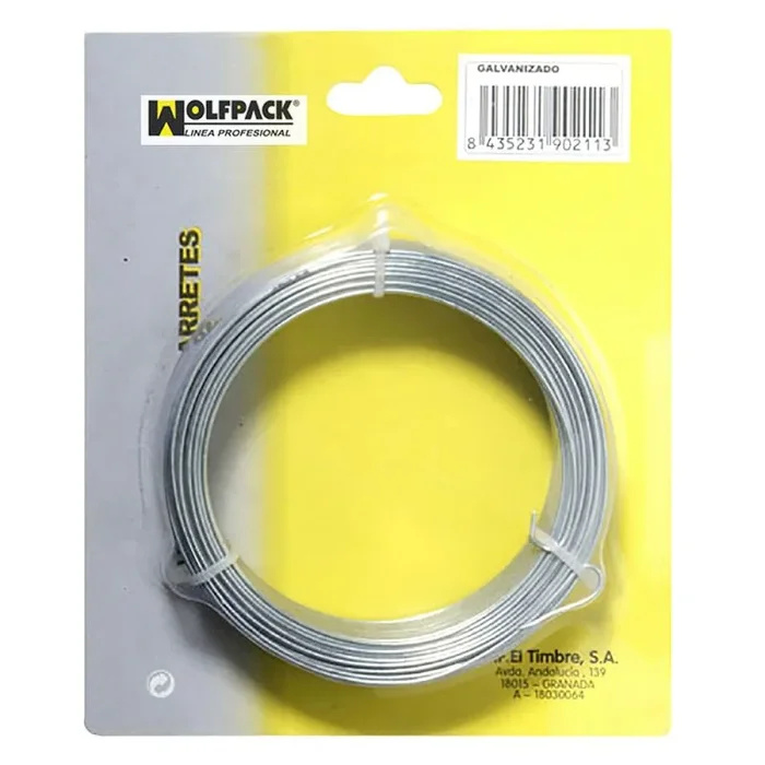 Wolfpack 01010080 alambre plastificado y abrazadera para planta