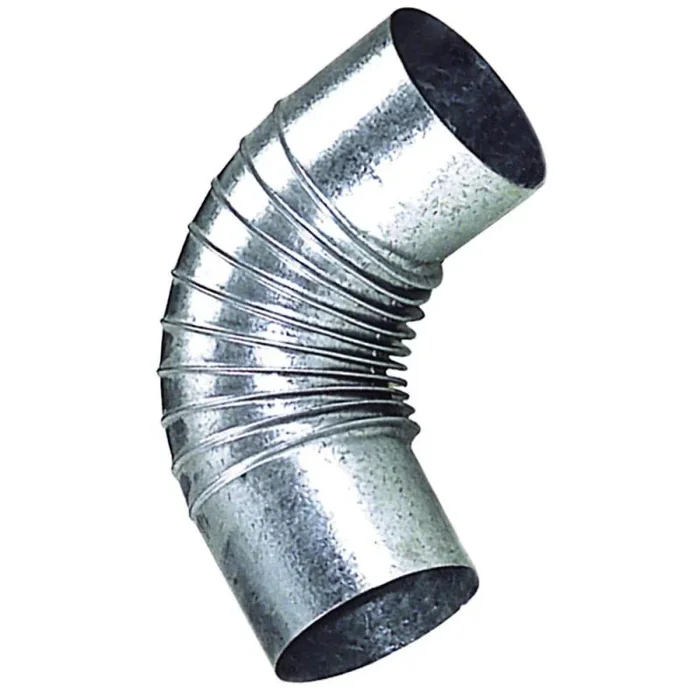 WOLFPACK LINEA PROFESIONAL – Codo Estufa Galvanizado de 100 mm. 90°.