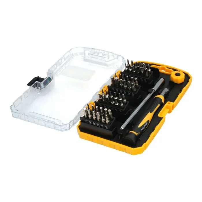 WOLFPACK LINEA PROFESIONAL Juego Destornilladores Precision Con 51 Piezas Kit Reparación Herramientas Para Moviles Electronica