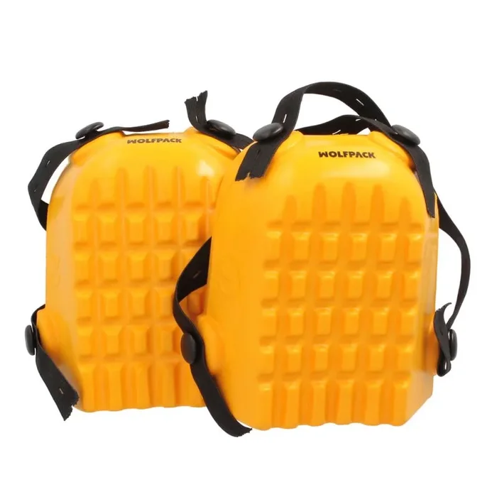 WOLFPACK LINEA PROFESIONAL Juego Rodilleras Trabajo Protectoras Espuma Alta Densidad Mayor Confort y Comodidad