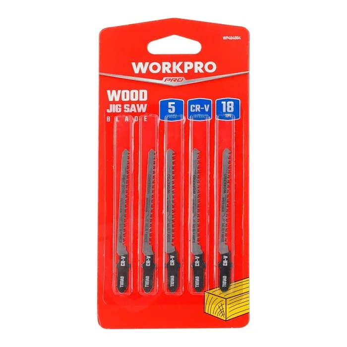 Workpro Hoja Sierra T101A0 Sierra de Calar Madera (5 Unidades) – Marca EAN: 6914280027821