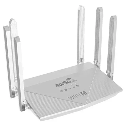 WR900-E Versión euroasiática Tarjeta SIM 4G 6 antenas 4 puertos LAN Router LTE WiFi6 Router