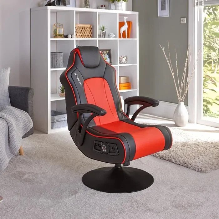 X Rocker Torque 2.1 Butaca para jugar Asiento acolchado Negro, Rojo