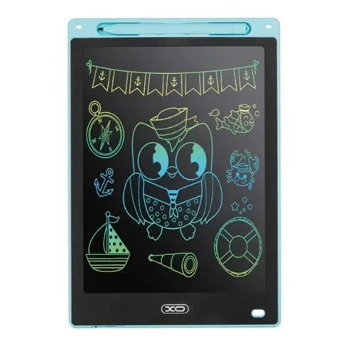 Xo tableta digital – pantalla 10″ – hueco porta lapiz – borrado con un solo toque – color azul