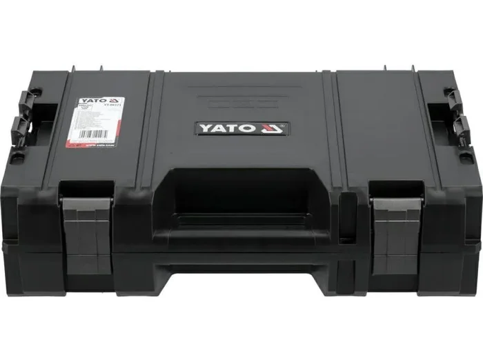 Yato, modelo YT-09171, Caja para herramientas eléctricas 41p4g1 S12, ideal para almacenar herramientas eléctricas y accesorios, resistente y espaciosa para organización eficiente.