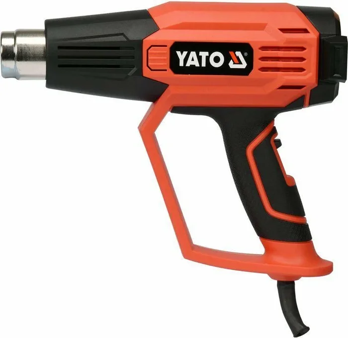 YATO, modelo YT-82295, Pistola de calor, ideal para desbarbado, soldadura, y eliminación de pintura, herramienta eficiente y potente para trabajos de calor en materiales diversos.