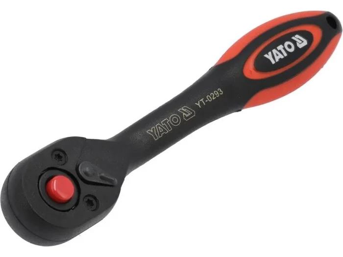 Yato YT-0293 llave de carraca Acero cromo vanadio 1 pieza(s) Negro, Rojo 72