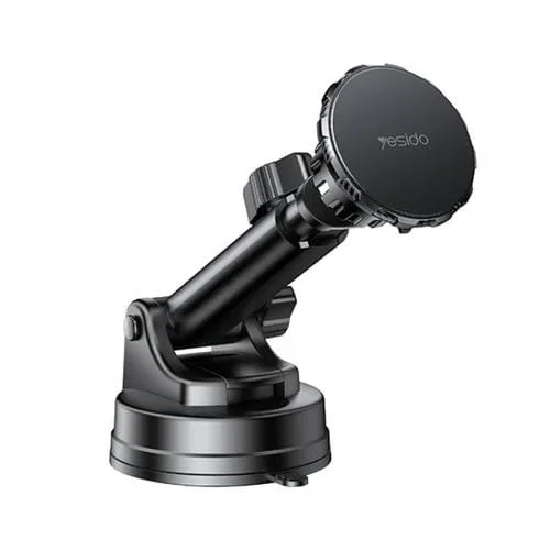 Yesido C160 Tipo de Ventosa Varilla Telescópica Soporte Magnético para Teléfono de Automóvil (Negro)