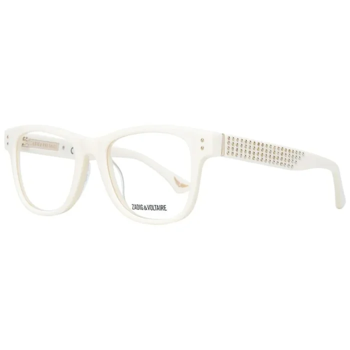Zadig & Voltaire Marcos ópticos para mujer color crema, Crema