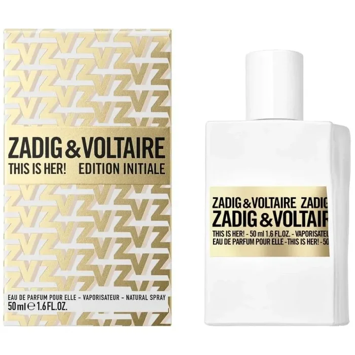 Zadig & voltaire this is her! edition initiale eau de parfum 50ml spray