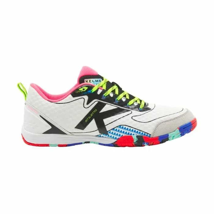 Zapatillas de fútbol sala para adultos kelme stiletto blanco 45
