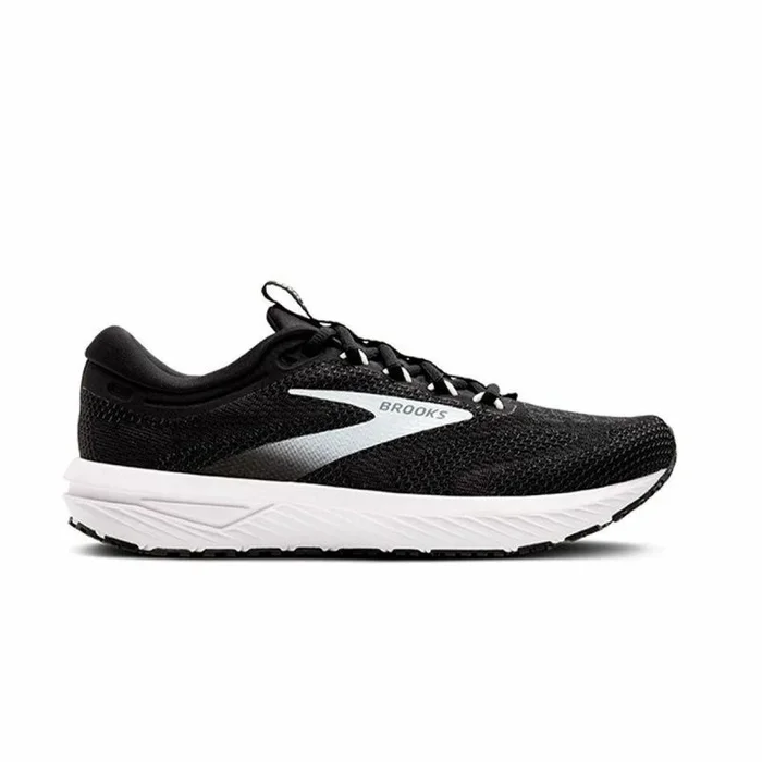 Zapatillas de running para adultos brooks revel 7 blanco negro 45.5