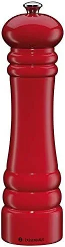 Zassenhaus Frankfurt – Molinillo de pimienta (24 cm), color rojo brillante