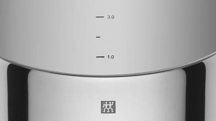 ZWILLING Juego de ollas de 5 Piezas, 4 Tapas, Apto para Inducción, Acero Inoxidable, Quadro