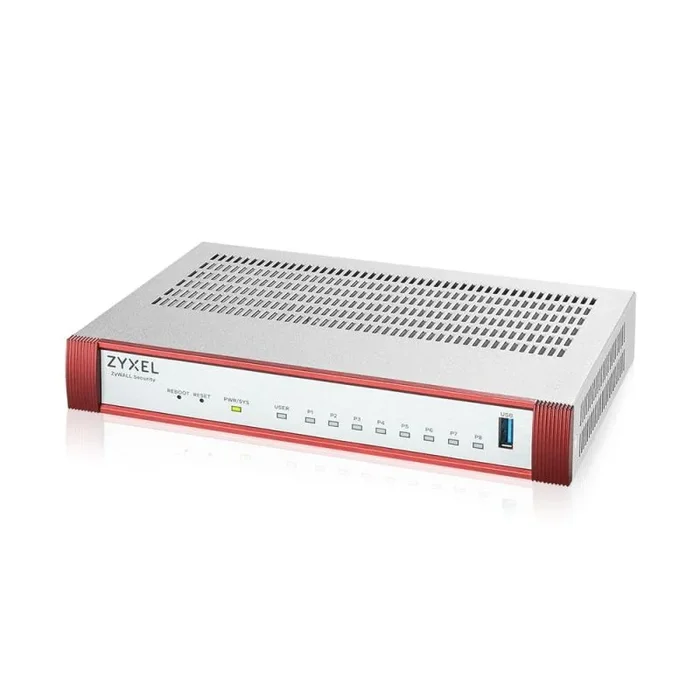 Zyxel USGFLEX100HP Cortafuegos de Seguridad Cibernética ZyWALL de Alta Velocidad | Sólo Hardware | VPN | 1x PoE+ | Clase empresarial | Hasta 50 usuarios | Nebula Cloud Opcional